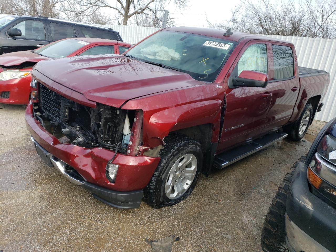 Изображение 1 2017 CHEVROLET SILVERADO K1500 LT 2017 с VIN 3GCUKREC7HG401653