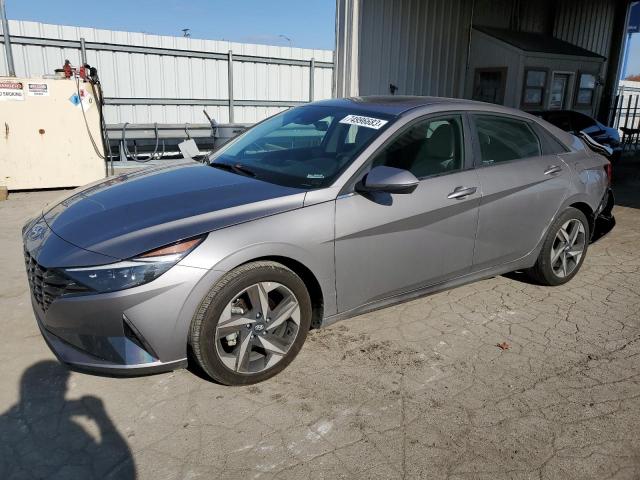 Image 1 of 2023 HYUNDAI ELANTRA LIMITED 2023 with VIN KMHLP4AG1PU587609