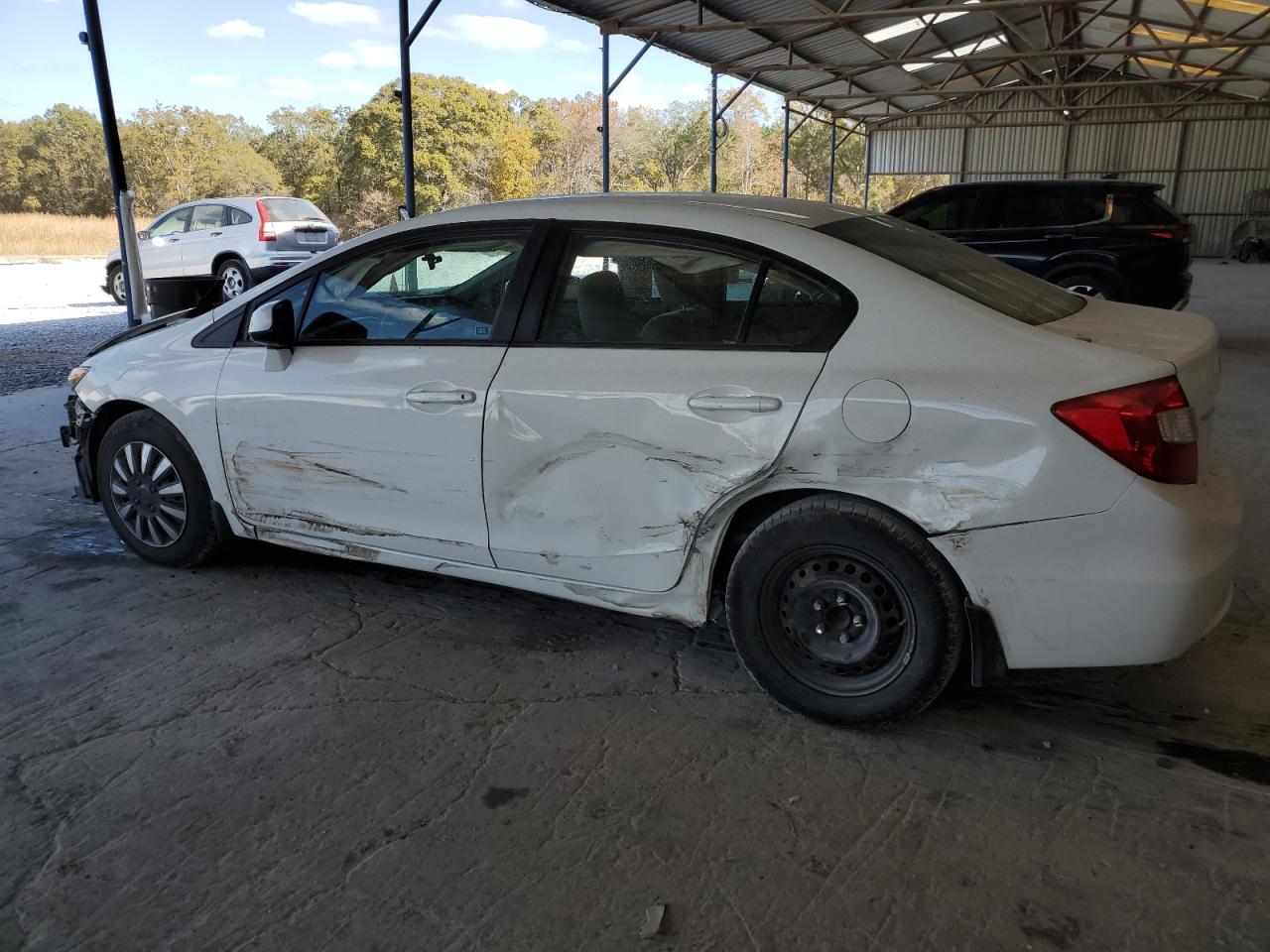 Image 2 of 2012 HONDA CIVIC LX 2012 with VIN 19XFB2F57CE053115