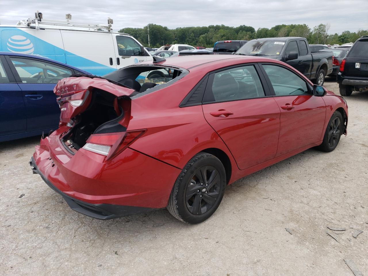 Изображение 3 2023 HYUNDAI ELANTRA SEL 2023 с VIN KMHLM4AG4PU437437