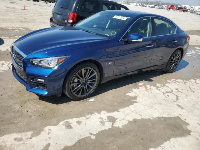 Image 1 of 2016 INFINITI Q50 RED SPORT 400 2016 with VIN JN1FV7ARXGM450312