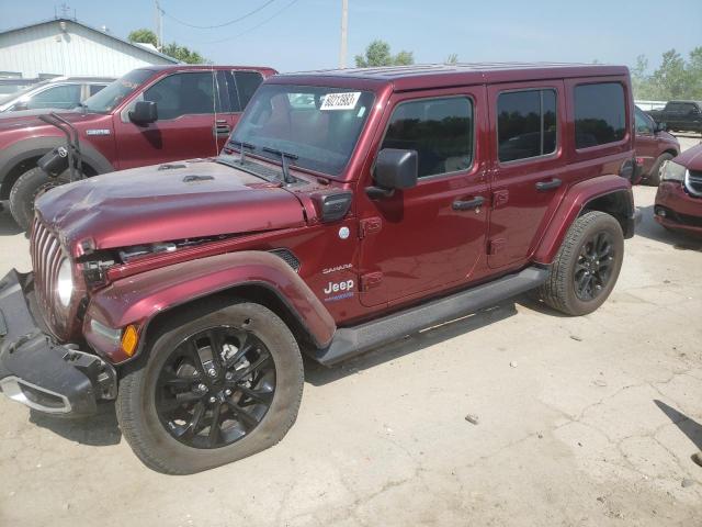 Изображение 1 2021 JEEP WRANGLER UNLIMITED SAHARA 4XE 2021 с VIN 1C4JJXP69MW864729