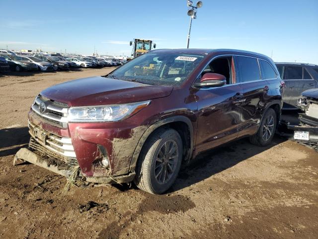 Image 1 of 2018 TOYOTA HIGHLANDER SE 2018 with VIN 5TDJZRFH5JS903321