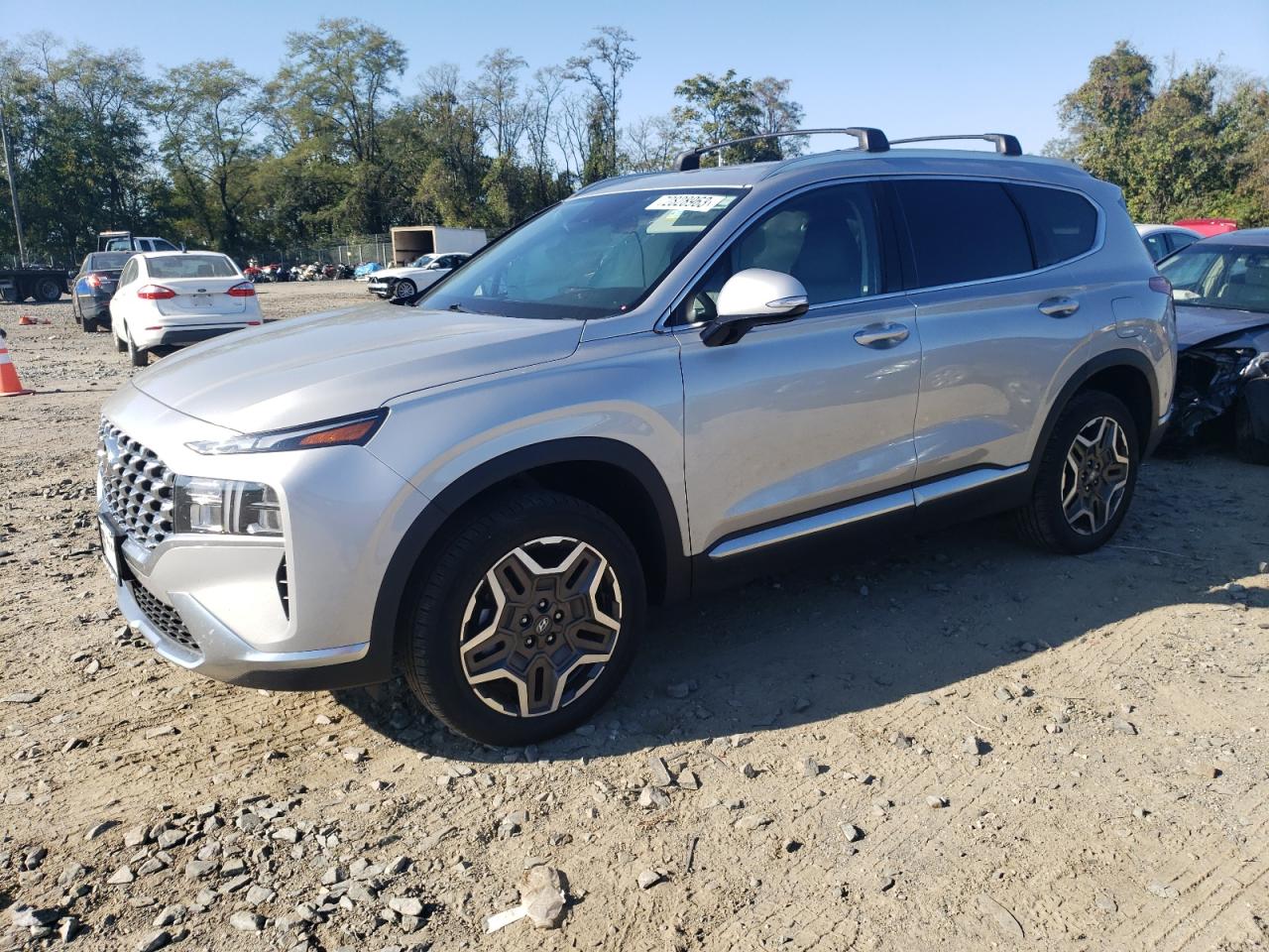 Image 1 of 2022 HYUNDAI SANTA FE SEL 2022 with VIN KM8S6DA2XNU024770