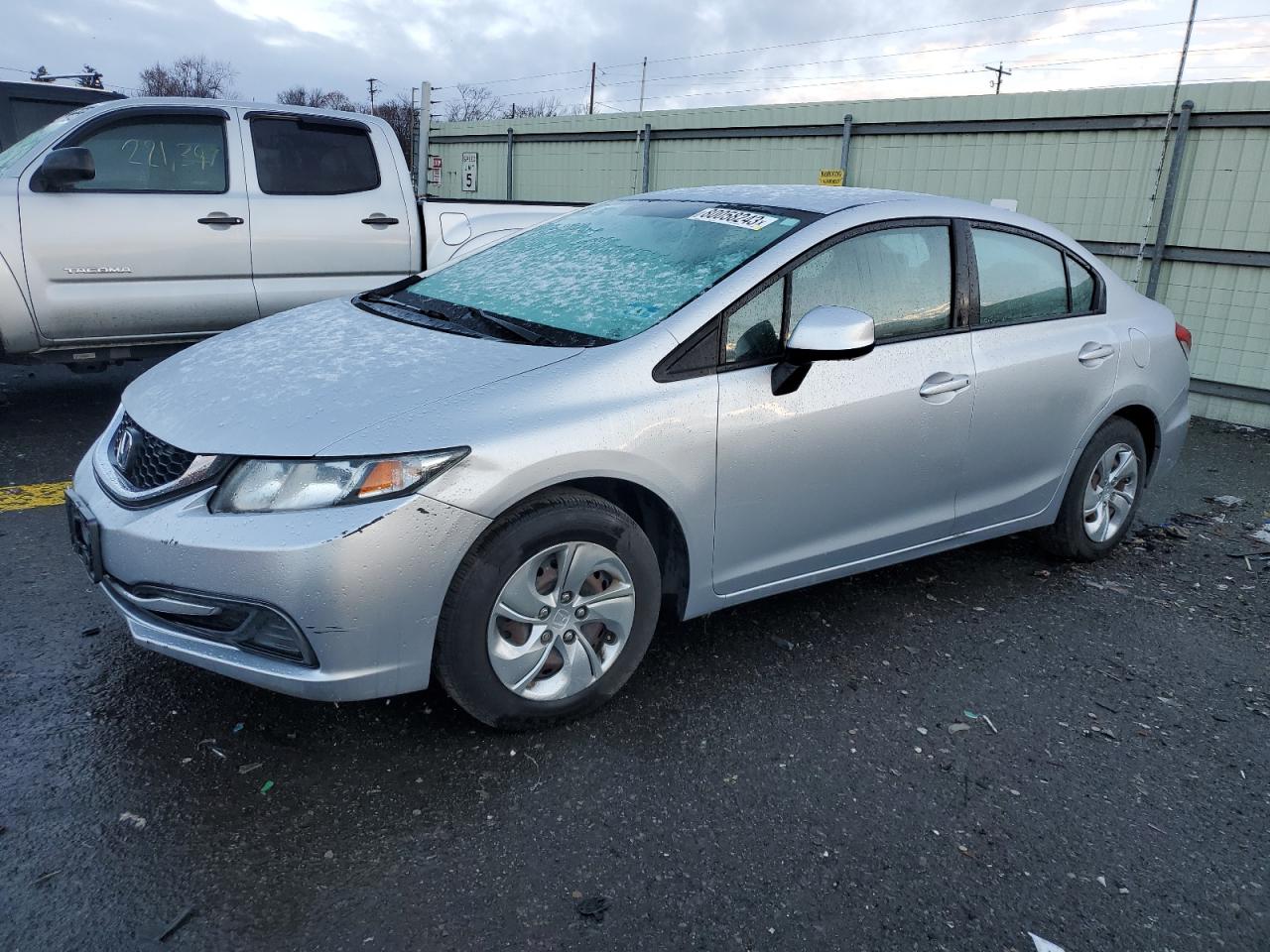 Image 1 of 2013 HONDA CIVIC LX 2013 with VIN 2HGFB2F53DH588787
