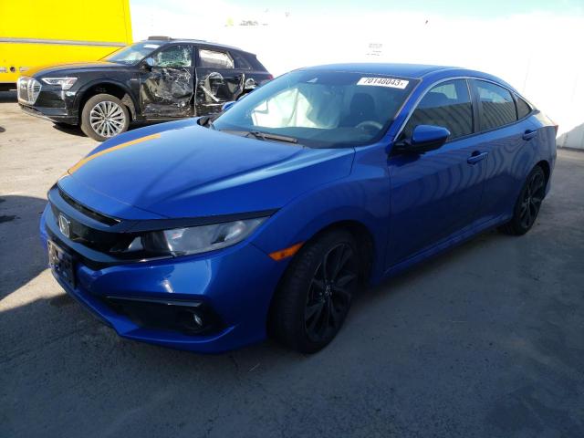 Image 1 of 2019 HONDA CIVIC SPORT 2019 with VIN 19XFC2F81KE029706