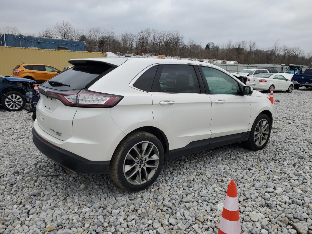 Image 3 of 2015 FORD EDGE TITANIUM 2015 with VIN 2FMTK4K97FBB59689