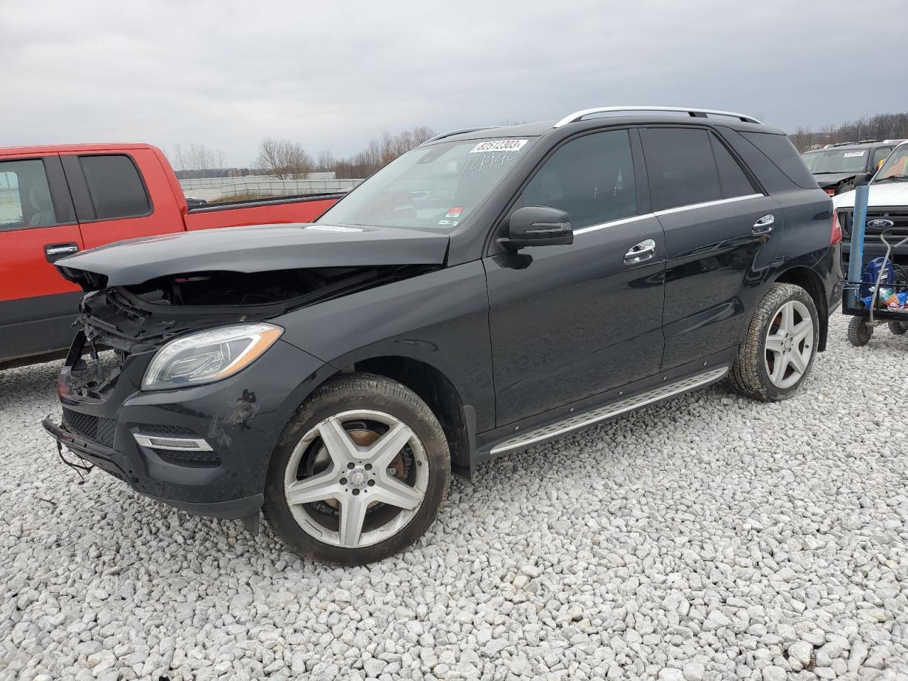 Image 1 of 2014 MERCEDES-BENZ ML 350 4MATIC 2014 with VIN 4JGDA5HB7EA314940