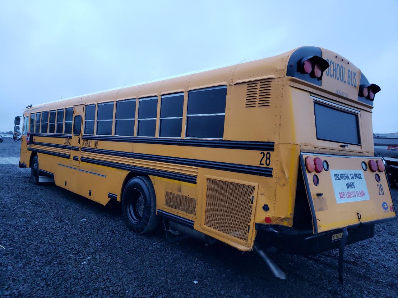 Image 3 of 2015 BLUE BIRD SCHOOL BUS / TRANSIT BUS  2015 with VIN 1BABNBCA3FF306099