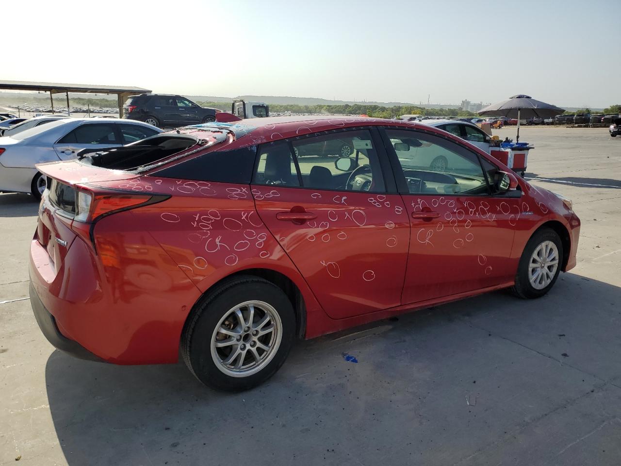 Image 3 of 2020 TOYOTA PRIUS L 2020 with VIN JTDKARFU0L3118461