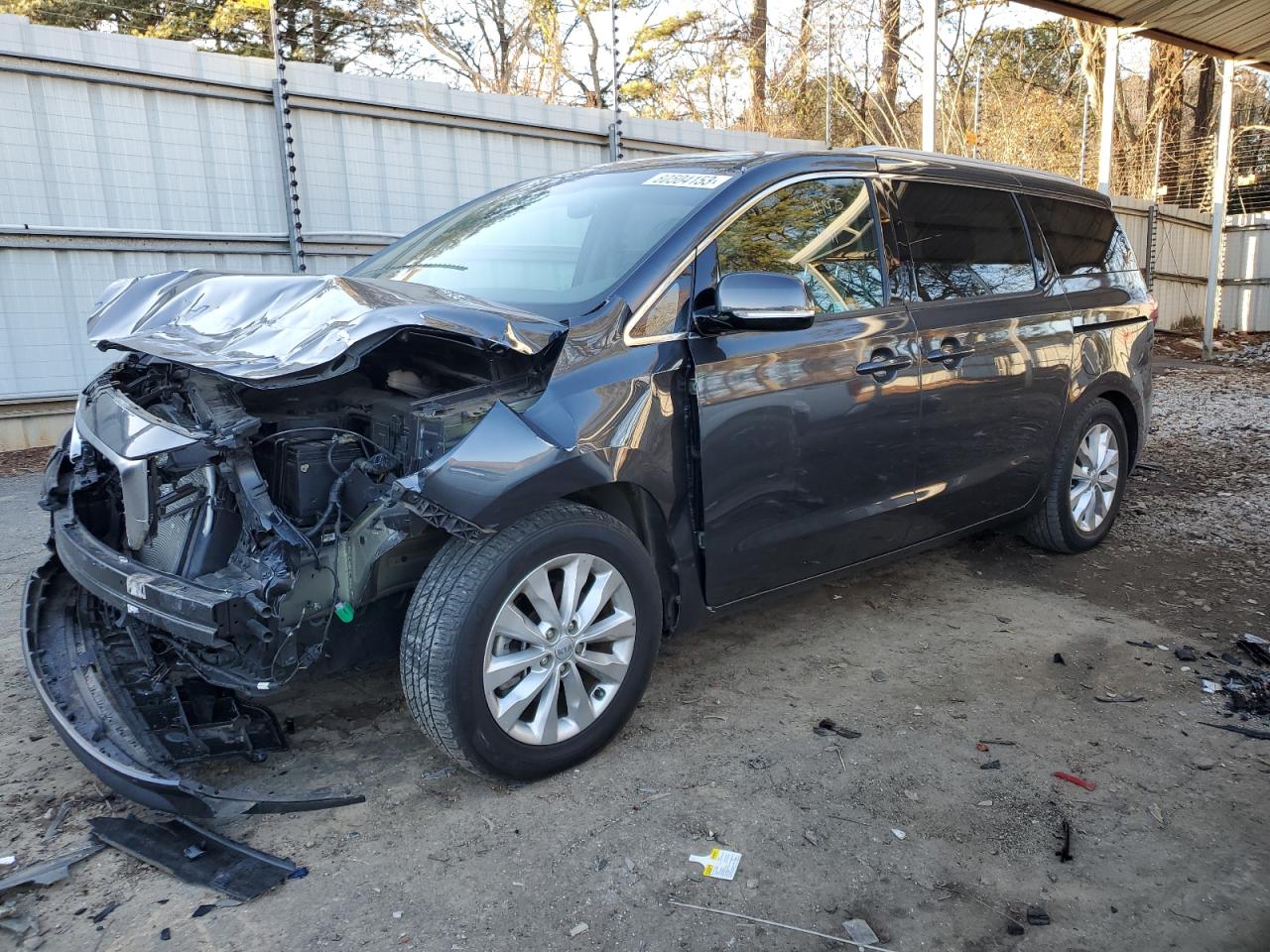 Image 1 of 2016 KIA SEDONA EX 2016 with VIN KNDMC5C12G6161841