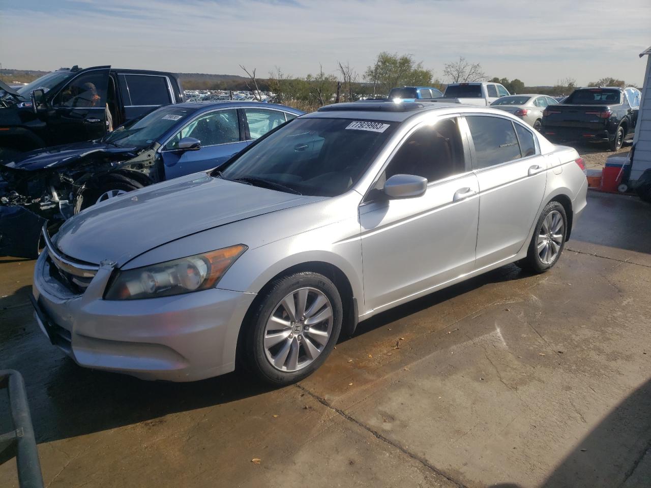 Image 1 of 2012 HONDA ACCORD EXL 2012 with VIN 1HGCP2F8XCA077914