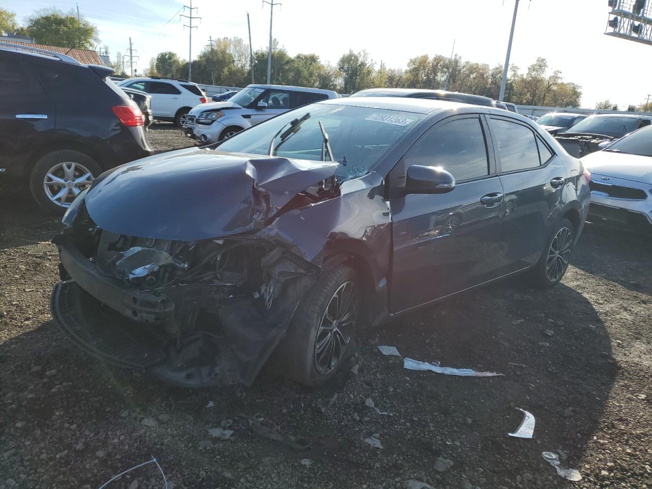 Image 1 of 2014 TOYOTA COROLLA L 2014 with VIN 2T1BURHE9EC058848