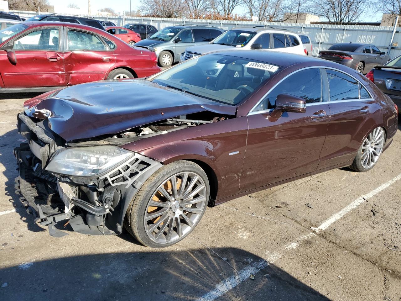 Obraz 1 z 2012 MERCEDES-BENZ CLS 550 4MATIC 2012 z VIN WDDLJ9BBXCA055976