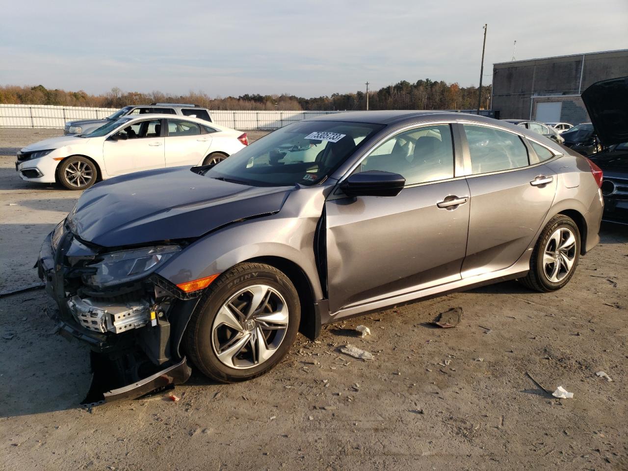 Image 1 of 2020 HONDA CIVIC LX 2020 with VIN 2HGFC2F6XLH555631