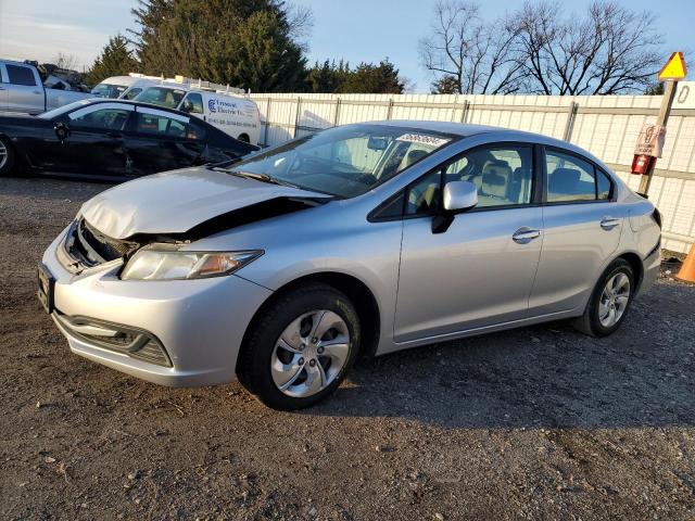 Image 1 of 2013 HONDA CIVIC LX 2013 with VIN 2HGFB2F59DH602708