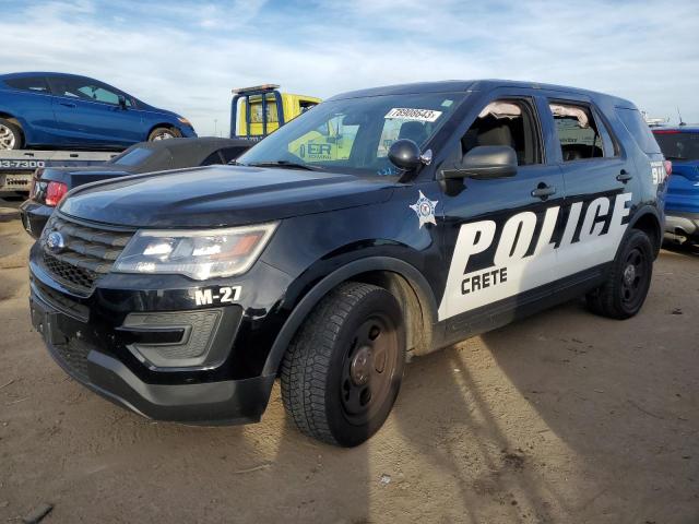 Image 1 of 2017 FORD EXPLORER POLICE INTERCEPTOR 2017 with VIN 1FM5K8AR6HGC56671