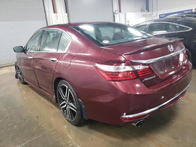 Изображение 2 2017 HONDA ACCORD SPORT 2017 с VIN 1HGCR2F55HA015411