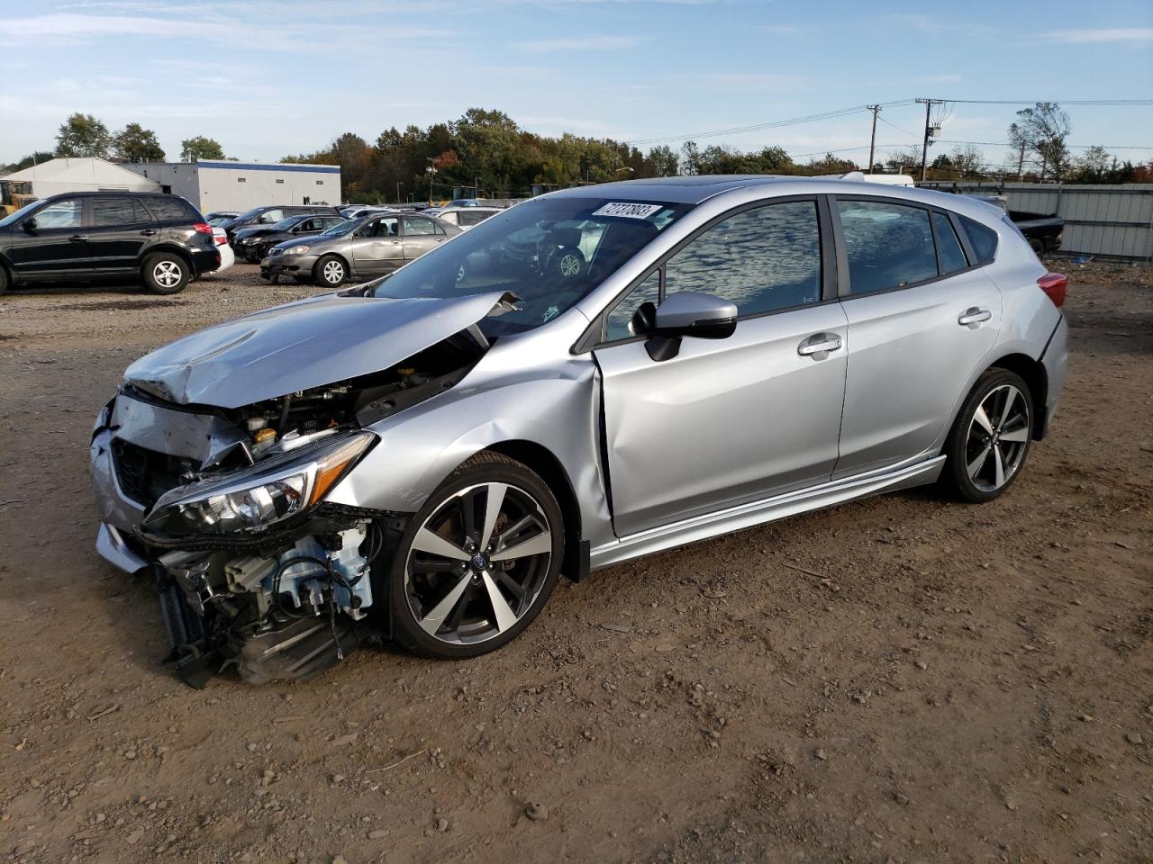 Image 1 of 2019 SUBARU IMPREZA SPORT 2019 with VIN 4S3GTAM67K3707821