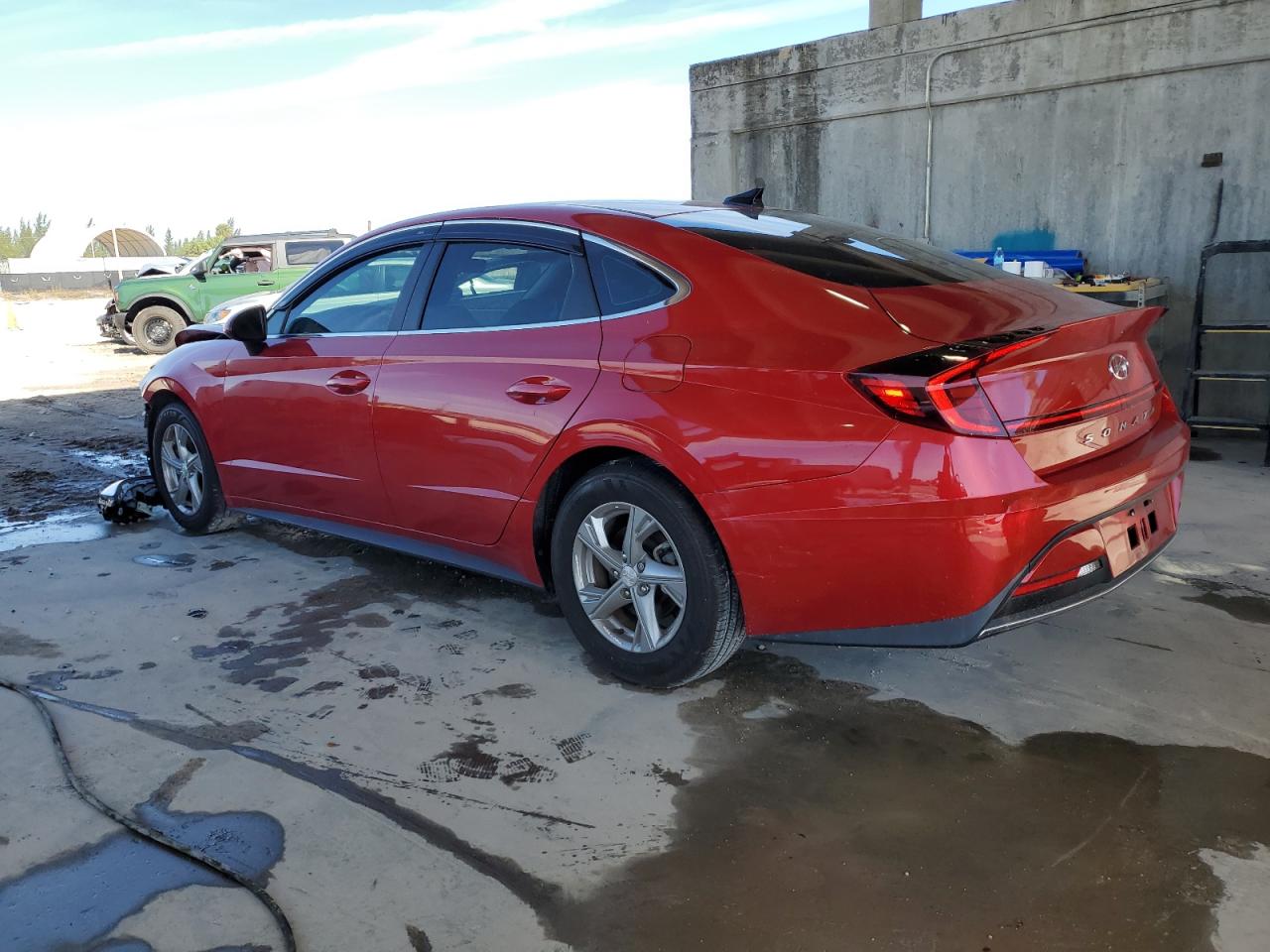 Image 2 of 2021 HYUNDAI SONATA SE 2021 with VIN 5NPEG4JA0MH075774