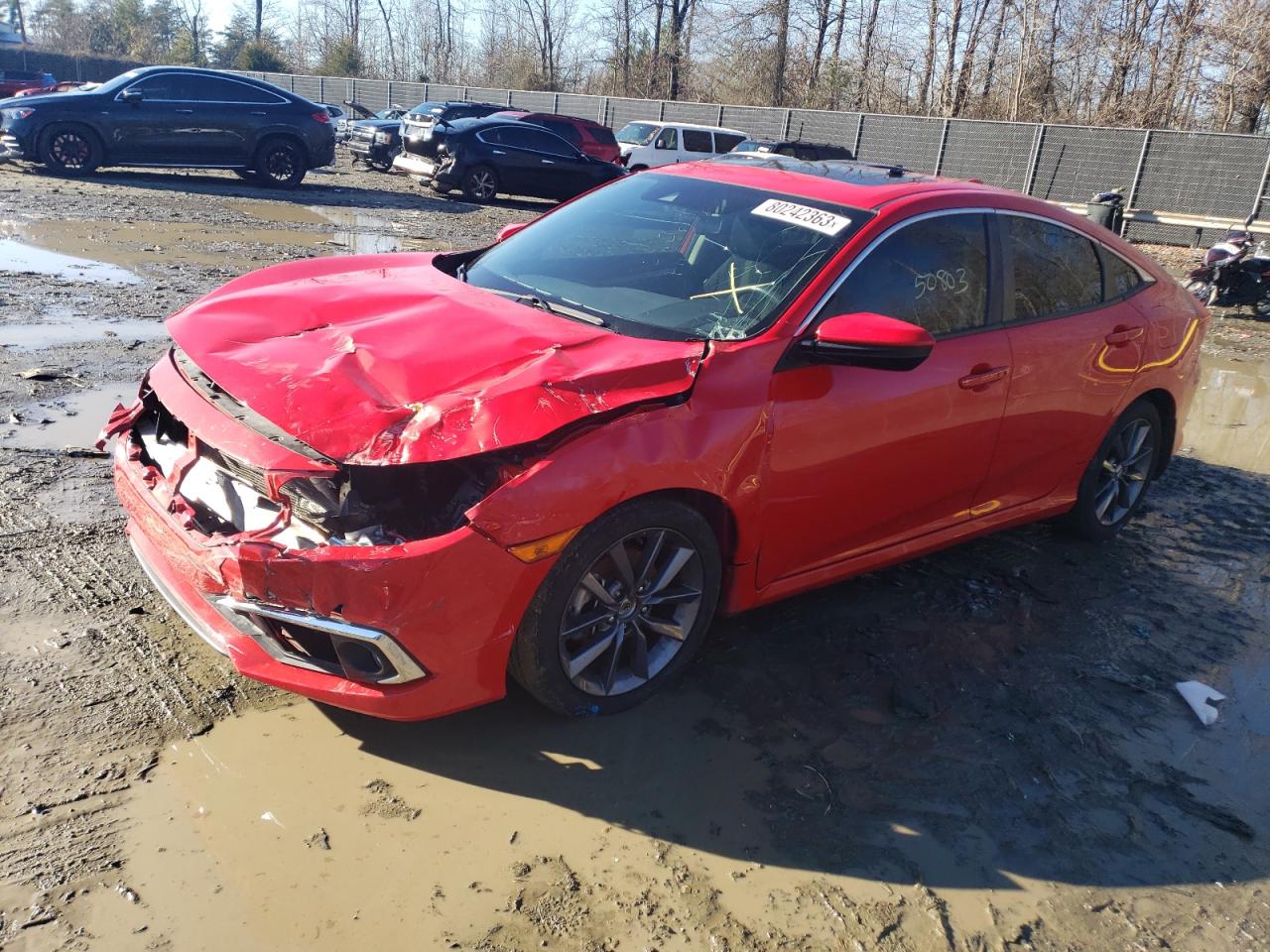 Изображение 1 2019 HONDA CIVIC EX 2019 с VIN JHMFC1F39KX001844