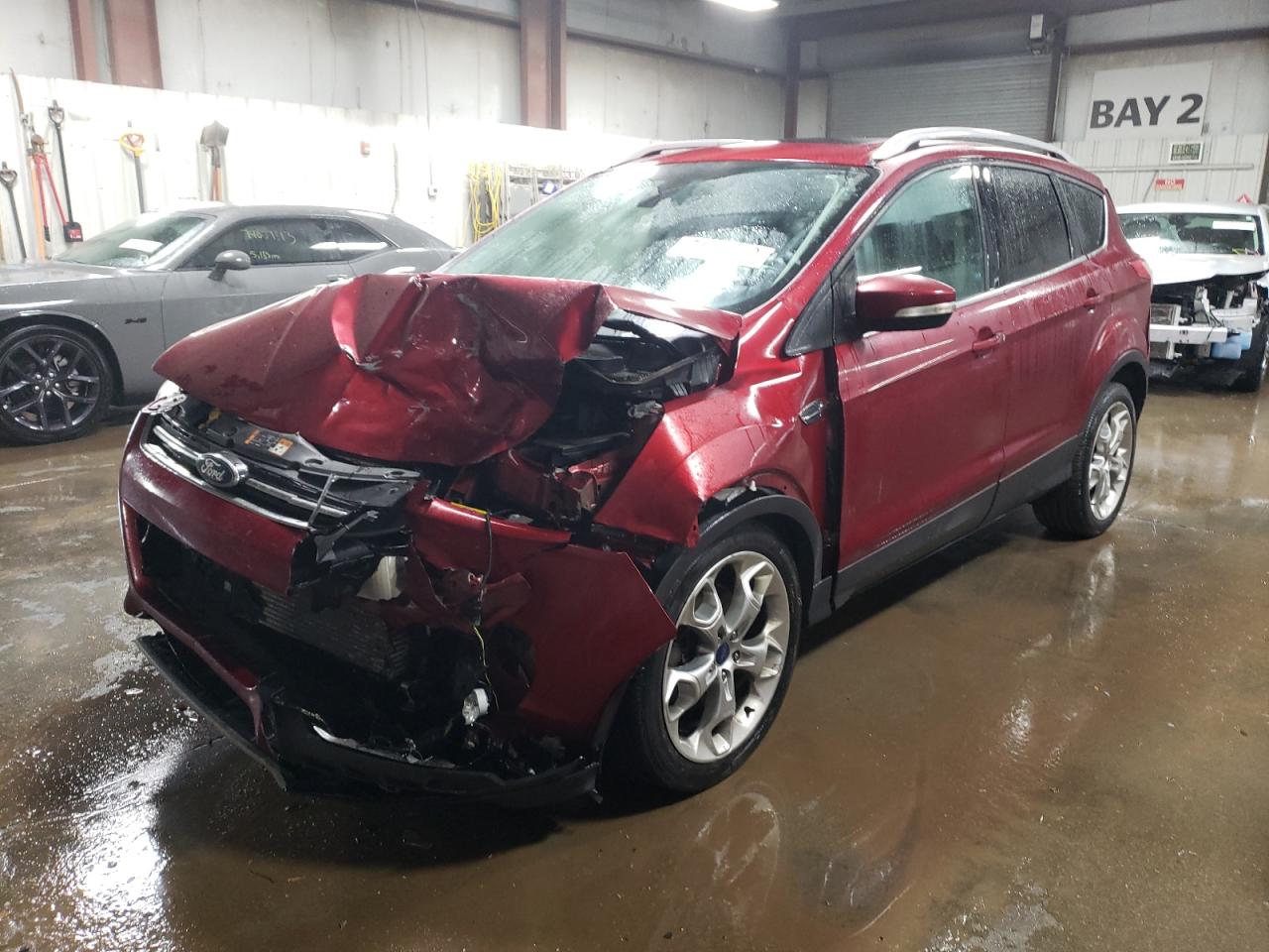 Image 1 of 2015 FORD ESCAPE TITANIUM 2015 with VIN 1FMCU9J9XFUA25472