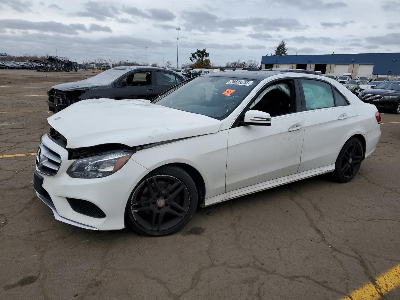 Image 1 of 2014 MERCEDES-BENZ E 350 4MATIC 2014 with VIN WDDHF8JBXEB018796