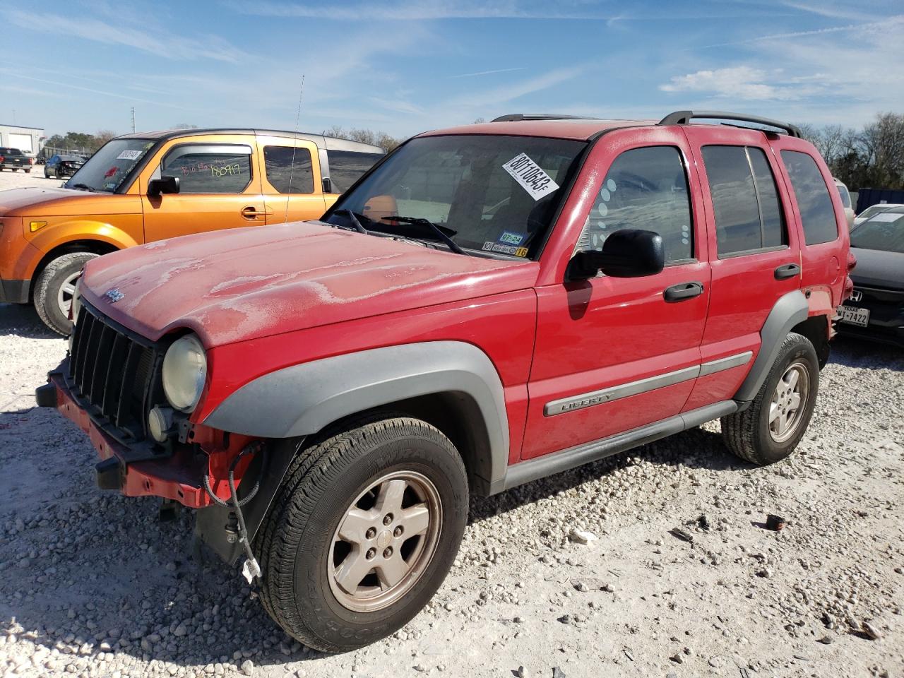 Image 1 of 2005 JEEP LIBERTY SPORT 2005 with VIN 1J4GK48K25W517336