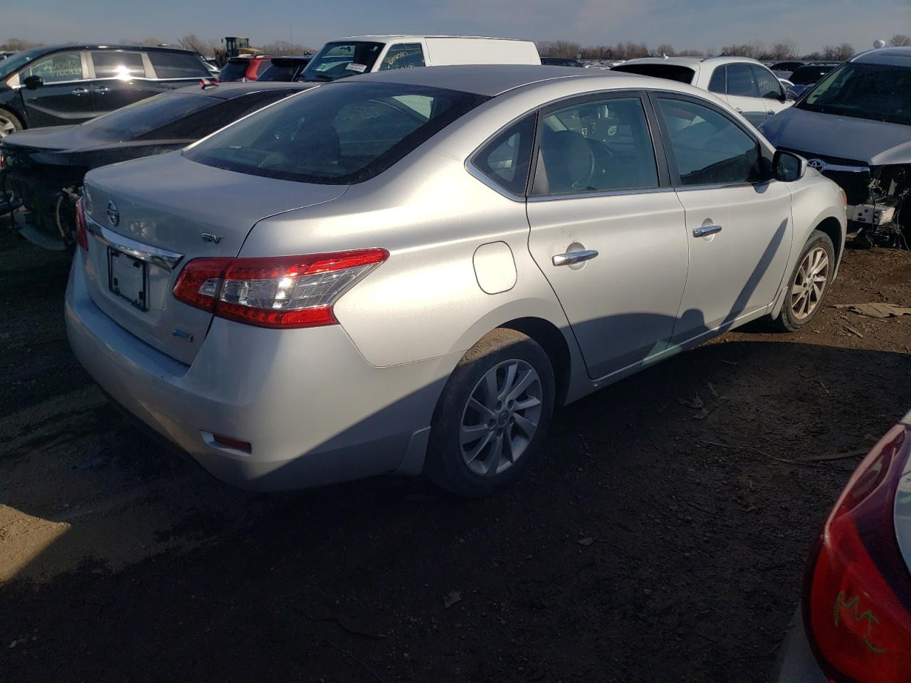 Image 3 of 2013 NISSAN SENTRA S 2013 with VIN 3N1AB7AP6DL643774