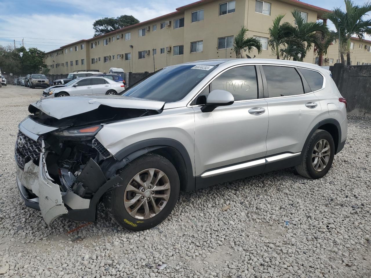 Image 1 of 2019 HYUNDAI SANTA FE SE 2019 with VIN 5NMS23AD9KH054602