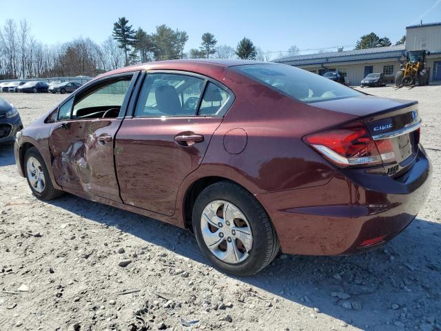 Image 2 of 2013 HONDA CIVIC LX 2013 with VIN 2HGFB2F5XDH558038