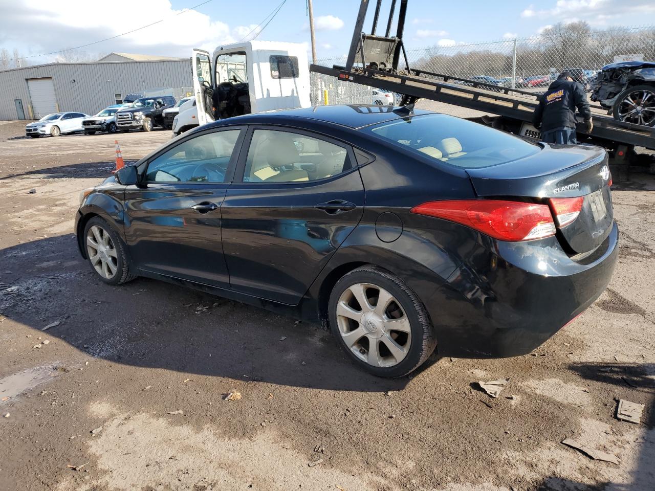 Image 2 of 2011 HYUNDAI ELANTRA GLS 2011 with VIN KMHDH4AE3BU090344