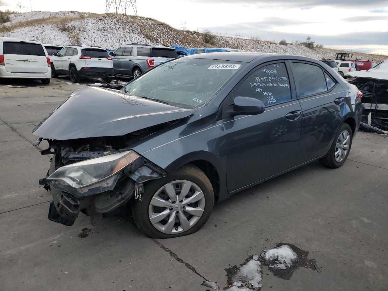 Изображение 1 2015 TOYOTA COROLLA L 2015 с VIN 5YFBURHEXFP295818