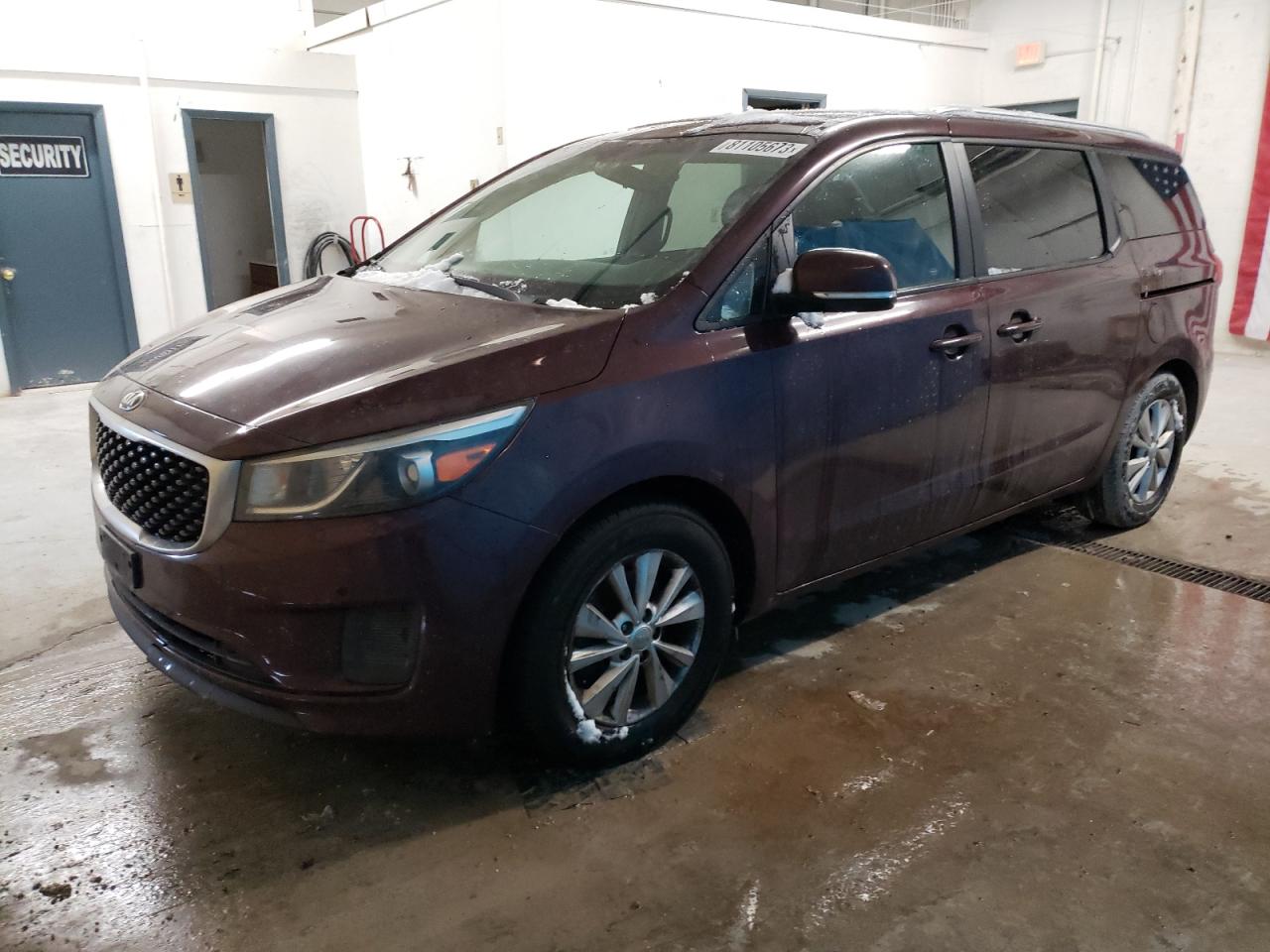 Image 1 of 2017 KIA SEDONA LX 2017 with VIN KNDMB5C12H6333337