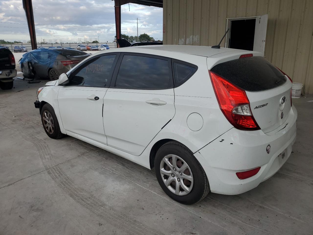 Image 2 of 2012 HYUNDAI ACCENT GLS 2012 with VIN KMHCT5AE8CU013891