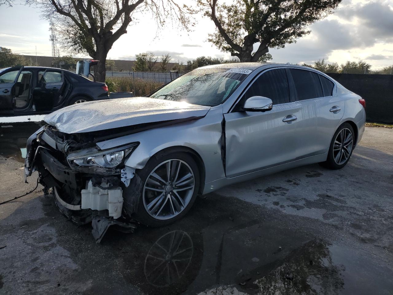 Изображение 1 2014 INFINITI Q50 BASE 2014 с VIN JN1BV7AP5EM670452