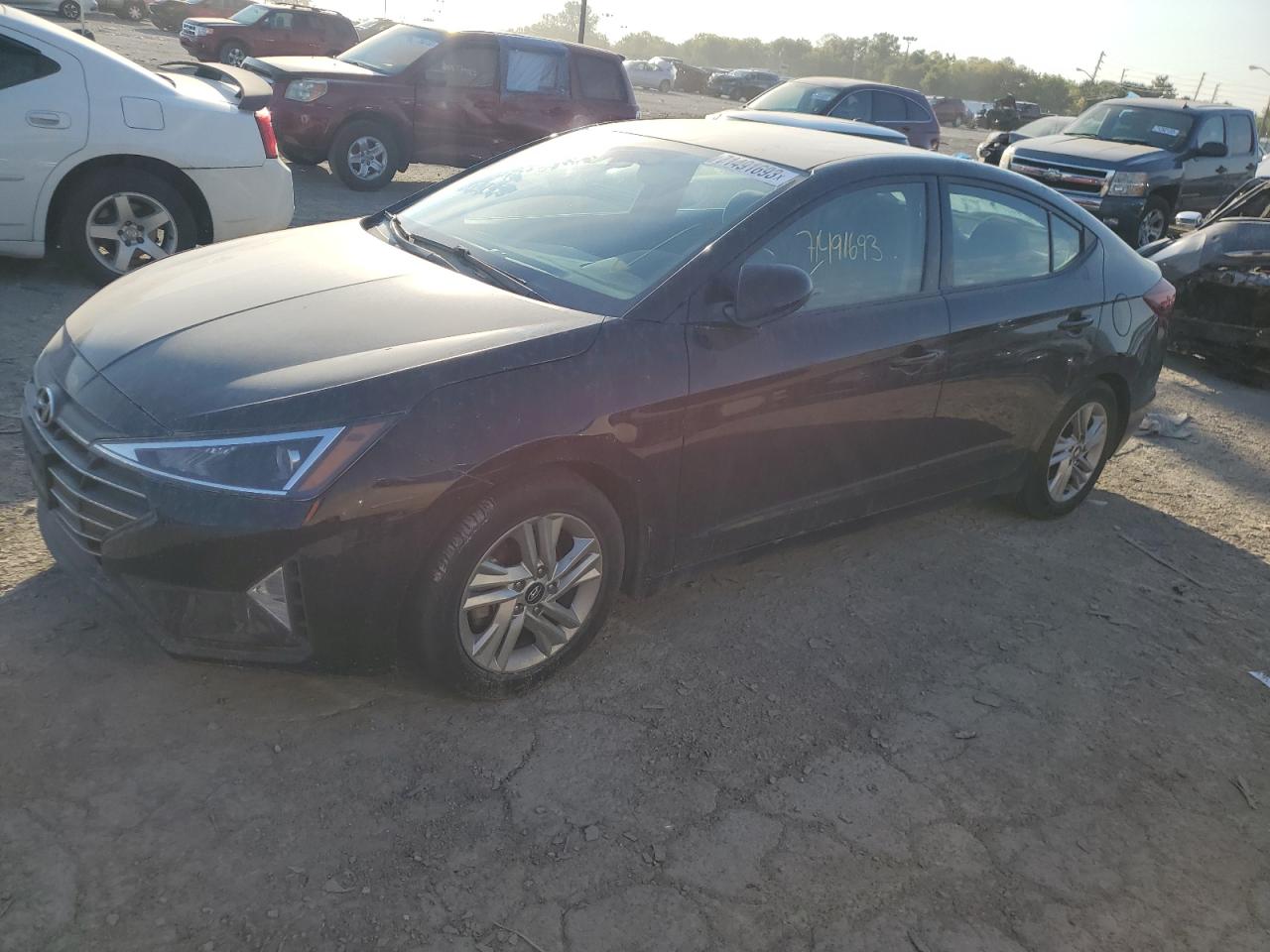 Image 1 of 2020 HYUNDAI ELANTRA SEL 2020 with VIN 5NPD84LF0LH602650