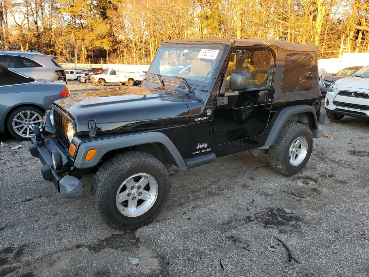 Image 1 of 2006 JEEP WRANGLER / TJ SPORT 2006 with VIN 1J4FA49S86P721437