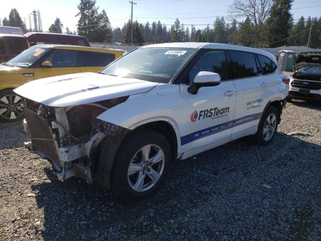 Image 1 of 2022 TOYOTA HIGHLANDER L 2022 with VIN 5TDBZRBH9NS180122