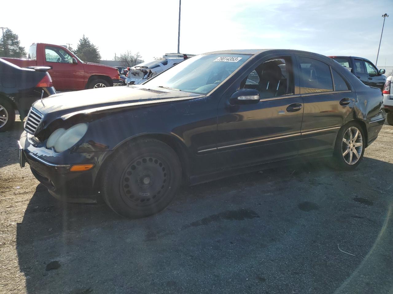 Image 1 of 2003 MERCEDES-BENZ C 230K SPORT SEDAN 2003 with VIN WDBRF40J93A490893