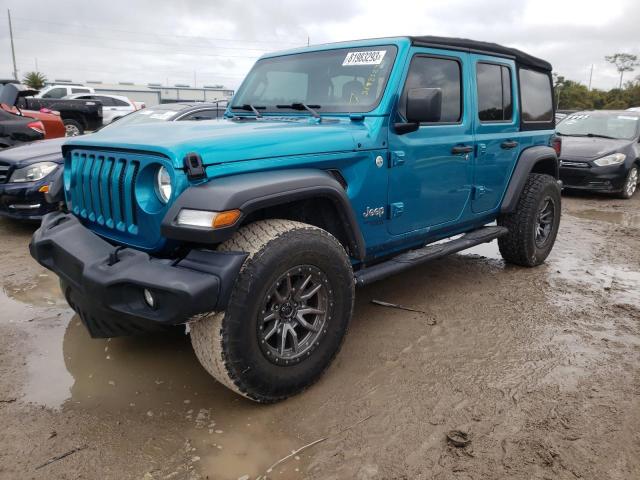 Изображение 1 2020 JEEP WRANGLER UNLIMITED SPORT 2020 с VIN 1C4HJXDG5LW143978