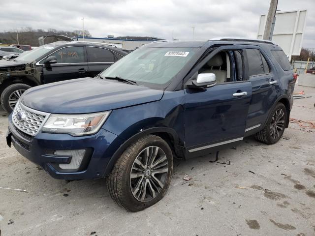 Image 1 of 2017 FORD EXPLORER PLATINUM 2017 with VIN 1FM5K8HT1HGB86613