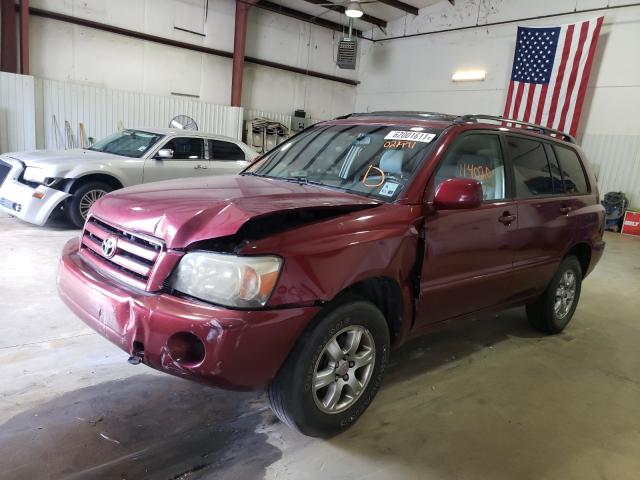Image 2 of 2004 TOYOTA HIGHLANDER BASE 2004 with VIN JTEGP21A540021991