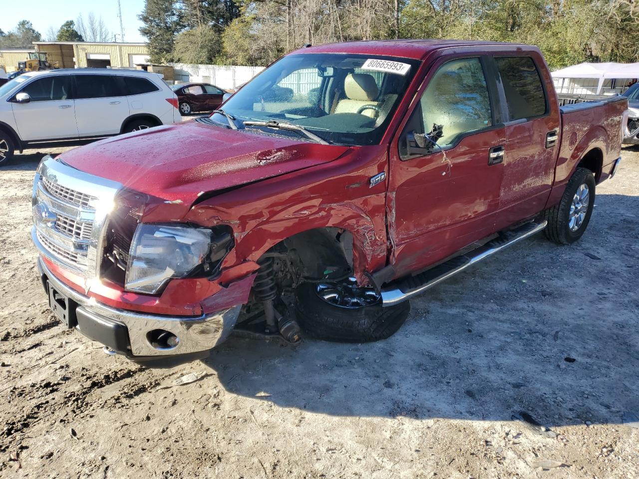 Image 1 of 2014 FORD F150 SUPERCREW 2014 with VIN 1FTFW1EF0EKG41351