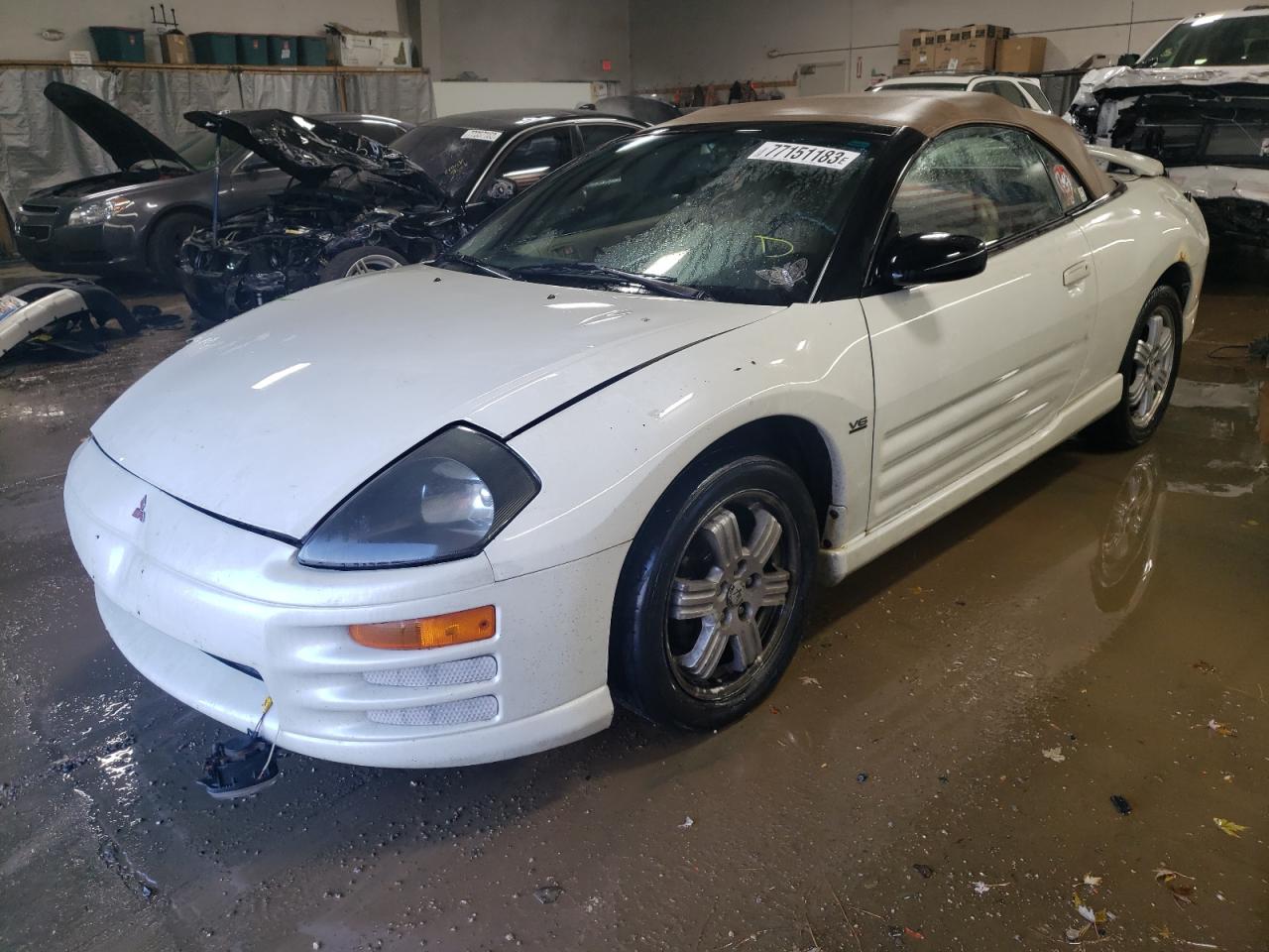 Image 1 of 2001 MITSUBISHI ECLIPSE SPYDER GT 2001 with VIN 4A3AE55H61E005674