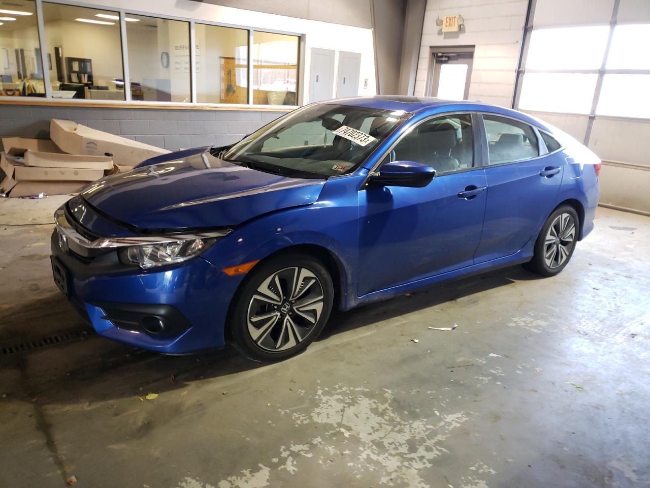 Image 1 of 2018 HONDA CIVIC EXL 2018 with VIN JHMFC1F77JX029885