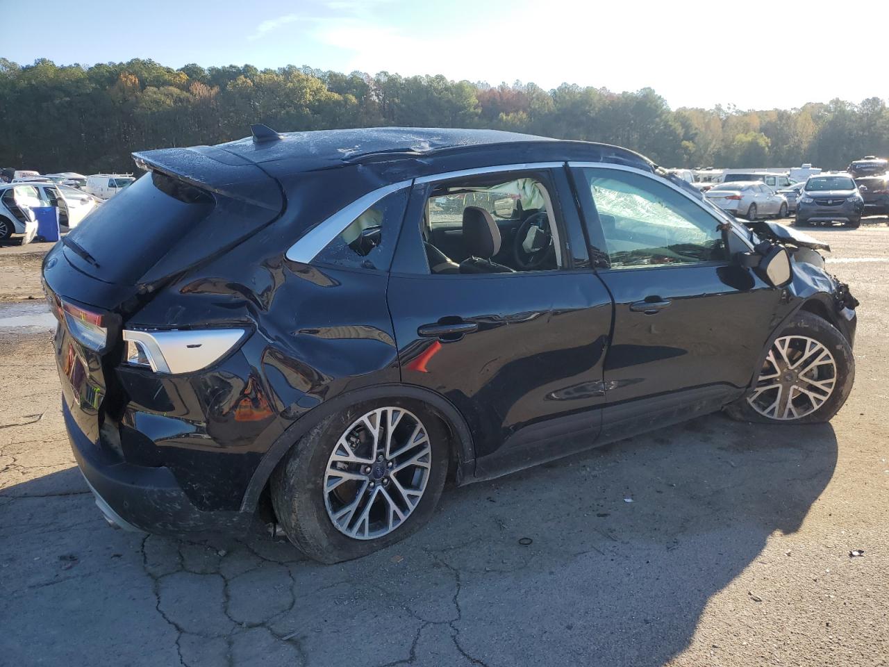 Image 3 of 2021 FORD ESCAPE SEL 2021 with VIN 1FMCU0H63MUB10383