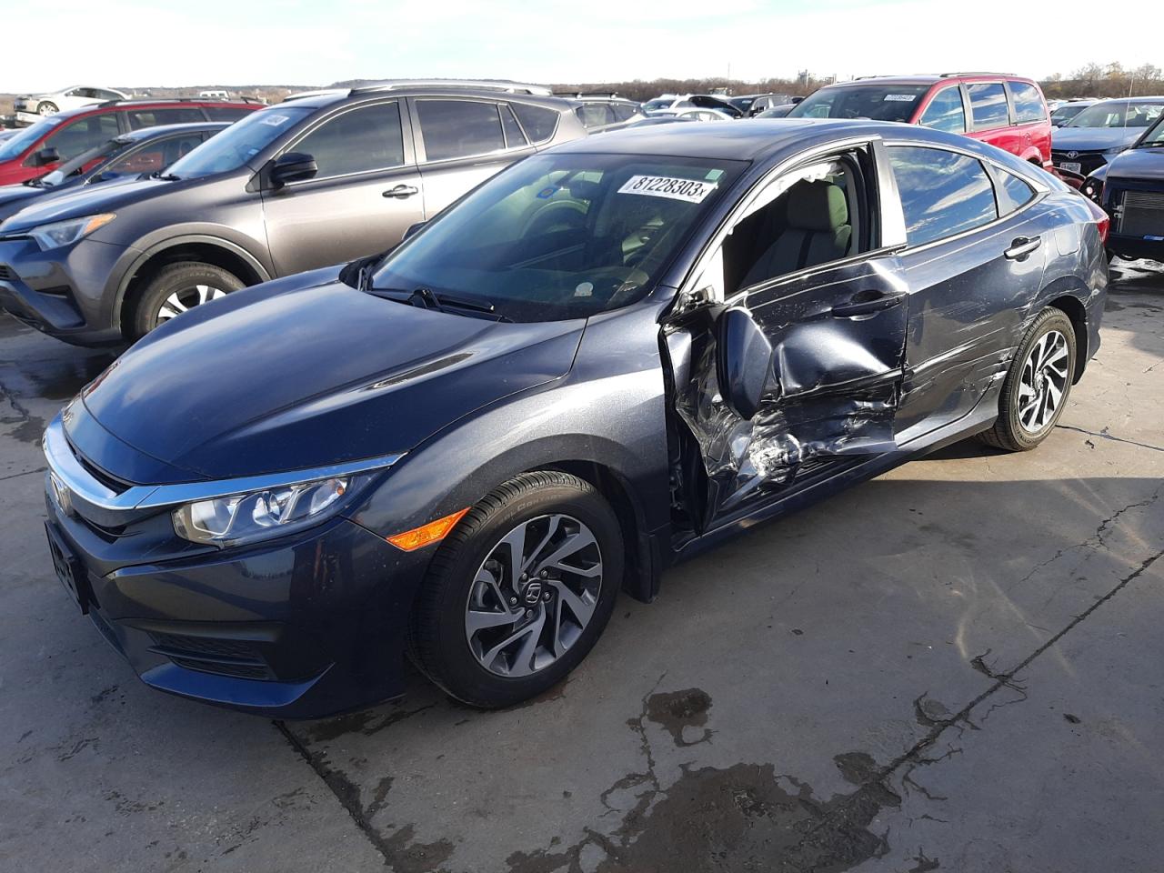 Image 1 of 2018 HONDA CIVIC EX 2018 with VIN 19XFC2F77JE042689
