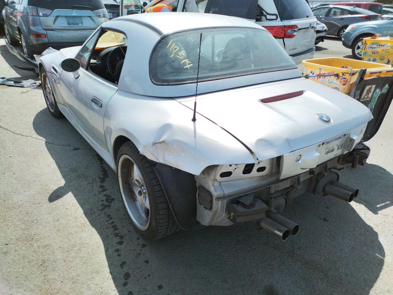 Image 3 of 2000 BMW M ROADSTER 2000 with VIN WBSCK9340YLC90367