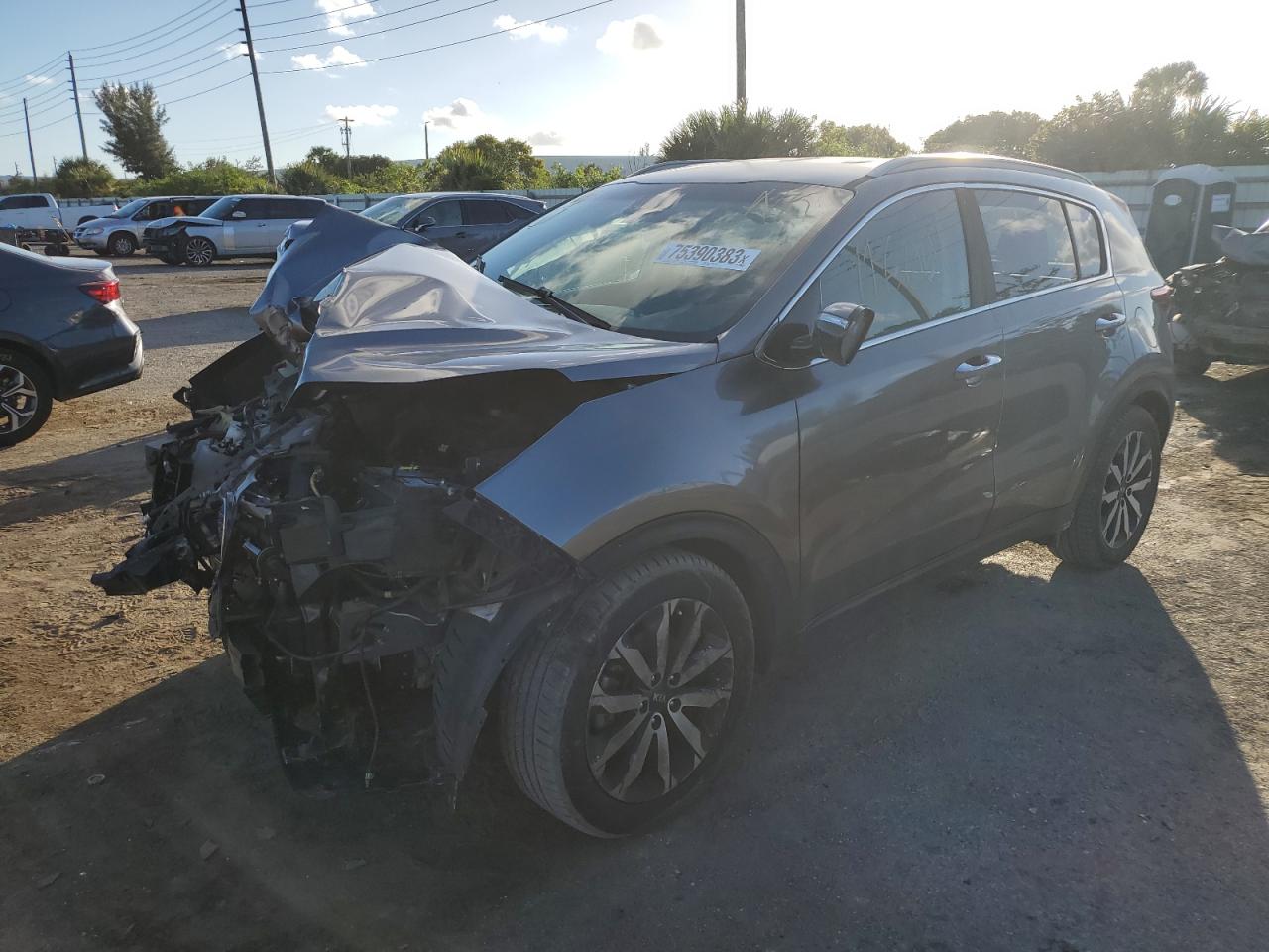 Image 1 of Kia Sportage Ex 2018 with VIN KNDPN3AC6J7487689